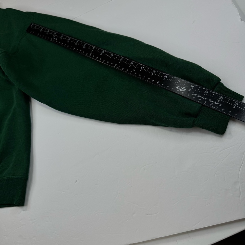 VTG Clarkson University Hanes Sweatshirt Men Large Green Crewneck Golden Knights - Picture 9 of 11